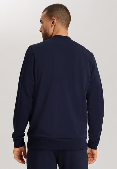 Natural Living Organic Cotton Zip-Up Sweatshirt | Deep Navy 75774-1610